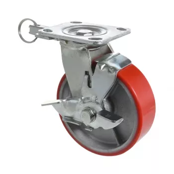 Wagner design yourself sunkiasvoris pasukamasis ratukas RO 0115 raudonas 100 mm 150 kg 4011501