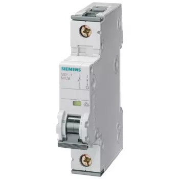 Siemens SENTRON 5SY71107 automatinis jungiklis, 1 polius, C charakteristika, 10 A, 230/400 V AC, 6 kA