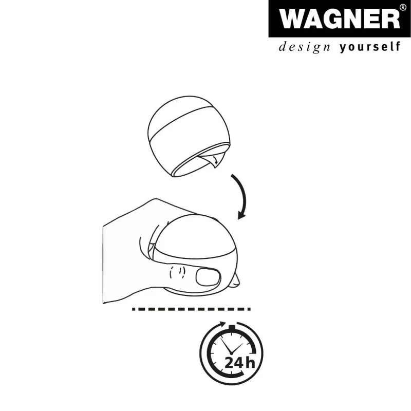 Wagner design yourself EH 5220 durų ribotuvas, plastikinis, permatomas