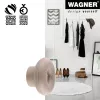 Wagner design yourself DOT GH 0222 drabužių kabykla, 1 kabliukas, taupe spalvos, 40 mm, plastikas 17022221