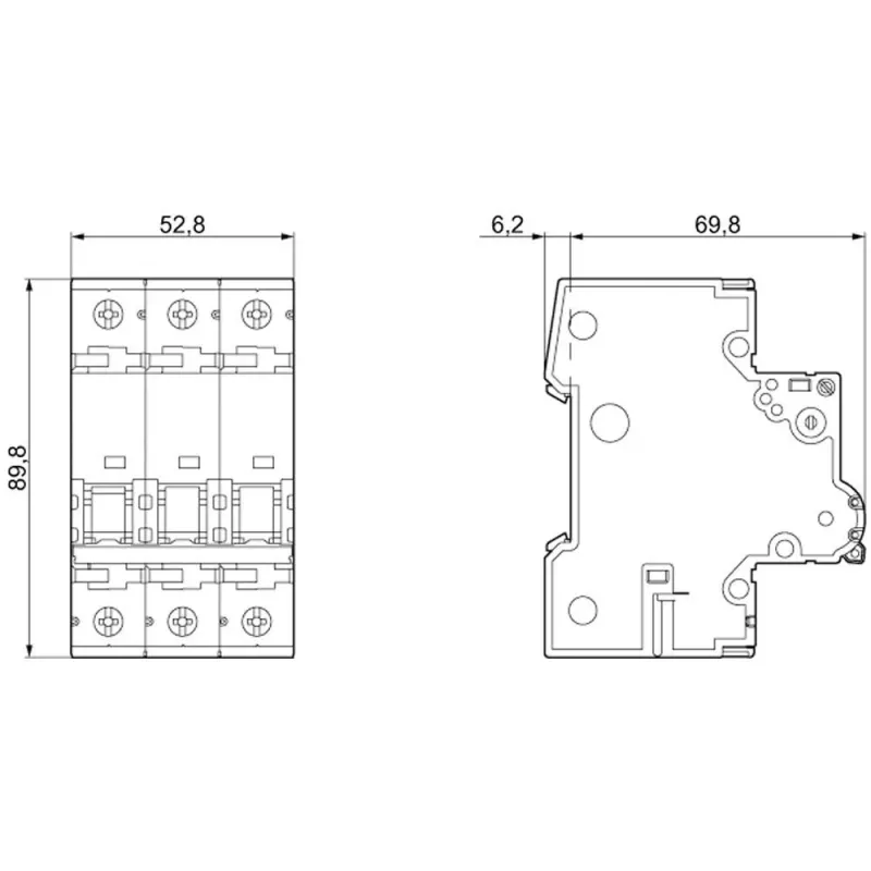 Siemens 5SY73407 automatinis jungiklis 3P C40 400V 6kA