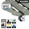 WAGNER design yourself augalų vežimėlis GH0528, plastikinis, Ø 29 cm, tamsiai žalias, apvalus, 1 vnt., 20052801