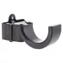 Wagner design yourself drabužių kablys WH 2097 su 1 kabliu, juodas, 1 vnt.