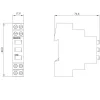Siemens 5TE5802 pagalbinis kontaktas, 1NO+1NC, šoninis montavimas, daugiaspalvis