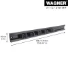 Wagner design yourself sieninis laikiklis WH 2096 juodas (15209611)