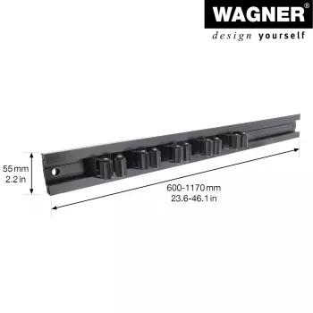 Wagner design yourself sieninis laikiklis WH 2096 juodas (15209611)