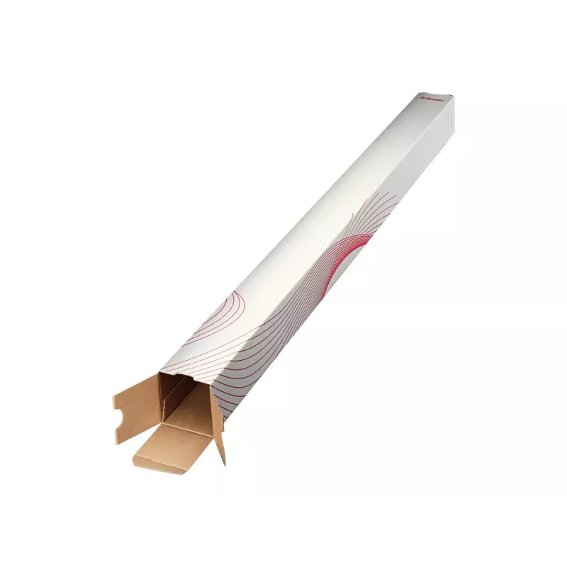 LEITZ Esselte kvadratinės sulankstomos kartoninės tūtos 75 x 75 mm, 1100 mm ilgio, gofruotos, sukraunamos, skirtos pašto siuntimui ir archyvavimui, 10 vienetų (20958)
