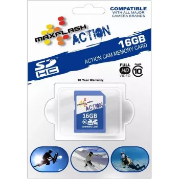 MEMORYSOLUTION MAXFLASH 8GB Action SDHC kortelė Class 10, Retail SD8GHCCL10M-R