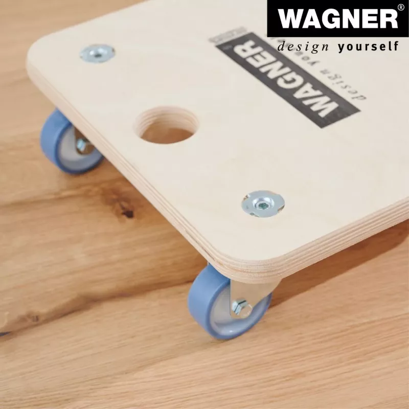 Wagner design yourself Transport Roller MM 1353 beržo 29,0 x 29,0 x 8,6 cm iki 250 kg (20135301)