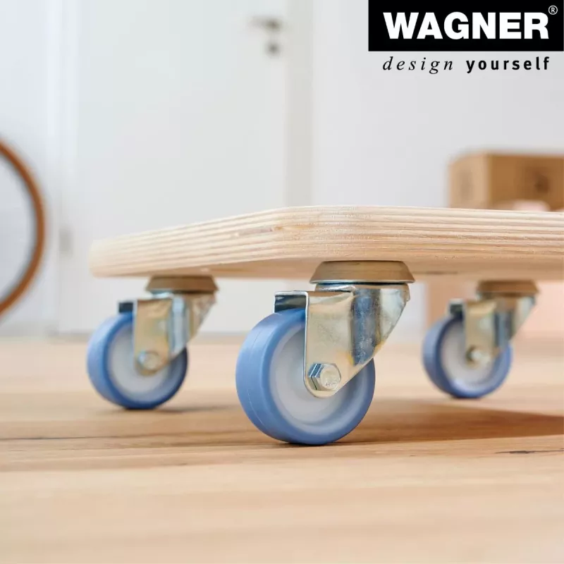 Wagner design yourself Transport Roller MM 1353 beržo 29,0 x 29,0 x 8,6 cm iki 250 kg (20135301)
