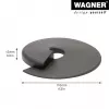 Wagner design yourself EH 6981 durų stabdiklis, lipnus, permatomas, TPE, 38 mm skersmens, 22 mm aukščio 15698101