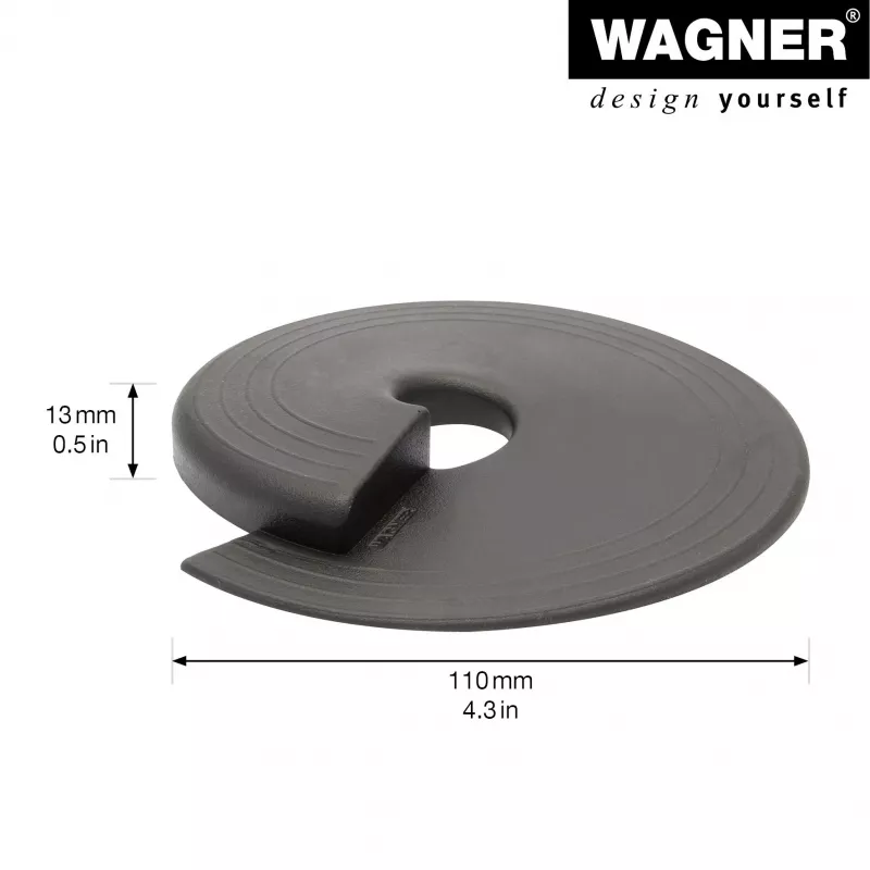 Wagner design yourself EH 6981 durų stabdiklis, lipnus, permatomas, TPE, 38 mm skersmens, 22 mm aukščio 15698101