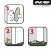 Wagner design yourself EH 6981 durų stabdiklis, lipnus, permatomas, TPE, 38 mm skersmens, 22 mm aukščio 15698101