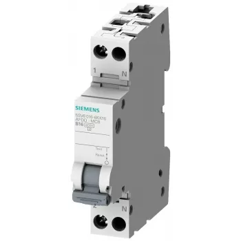 Siemens SENTRON 5SV6016-7GV16 AFDD/MCB 6kA C16 1P+N 1TE (12 vnt. pakuotė)