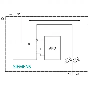 Siemens SENTRON 5SV6016-7GV16 AFDD/MCB 6kA C16 1P+N 1TE (12 vnt. pakuotė)