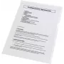 LEITZ Esselte Standard Plus A4 perforuoti kišenėlės, 100 vnt., permatomos, polipropilenas 56218
