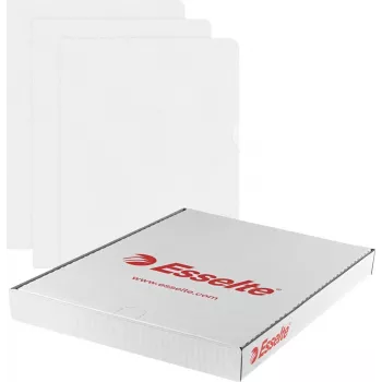 LEITZ Esselte Standard Plus A4 perforuoti kišenėlės, 100 vnt., permatomos, polipropilenas 56218