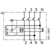 Siemens SENTRON 5SV36448 diferencinės srovės automatinis jungiklis, A tipo, 40 A, 300 mA, 4 polių, 400 V, selektyvus