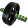 SCHILDKROT pilvo preso treniruoklis / AB Roller, juodas/žalias, dvigubas ratas, 185 mm skersmuo, 45 mm plotis 960045