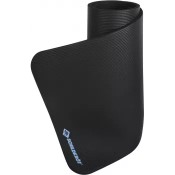 SCHILDKROT fitneso kilimėlis 15 mm juodas neslystantis NBR 183x61 cm su nešiojimo dirželiu 960160