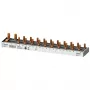 SIEMENS 5ST37840 kaištinė šyna 16mm², 1x RCD 1P+N + 10x kompaktinių įrenginių, 12 TE