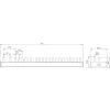 SIEMENS 5ST37840 kaištinė šyna 16mm², 1x RCD 1P+N + 10x kompaktinių įrenginių, 12 TE