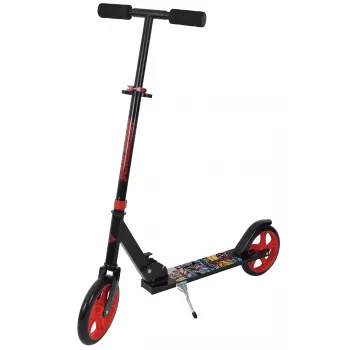 SCHILDKROT City Scooter Road Catcher Graffiti riedutis su aliuminio platforma, 200 mm PU ratais, sulankstomas, 3 pakopų aukščio reguliavimas 510203