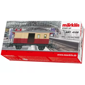 Märklin 4108 H0 antros klasės keleivinis vagonas su sijonais DB III–IV epocha