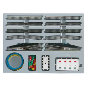 Märklin 08191 Z geležinkelio prailginimo rinkinys E su elektriniais iešmais