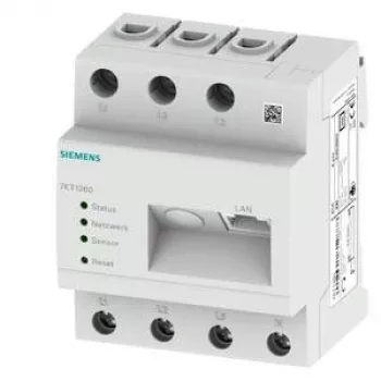 Siemens 7KT1260 skaitmeninis laiko jungiklis, 1 kanalo, dienos/savaitės programa, DIN bėgelio, 230 V AC