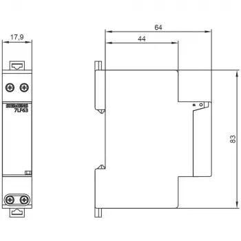 SIEMENS laiptinės apšvietimo laiko relė 7LF6310