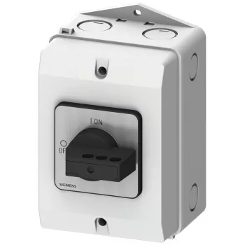 Siemens 3LD20842GP21 3 polių apkrovos atjungimo jungiklis, 25 A, 690 V AC, IP65 priekinė dalis