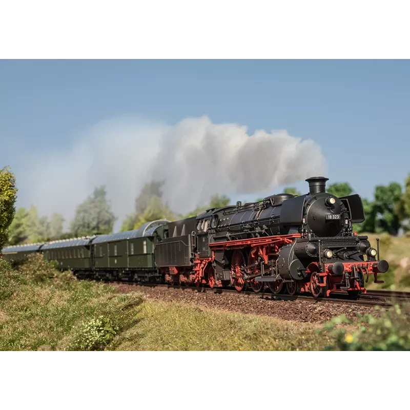 Märklin 038327 H0 garvežys Class 18.3 18 323 DB III epocha su mfx+ skaitmeniniu dekoderiu ir garsu