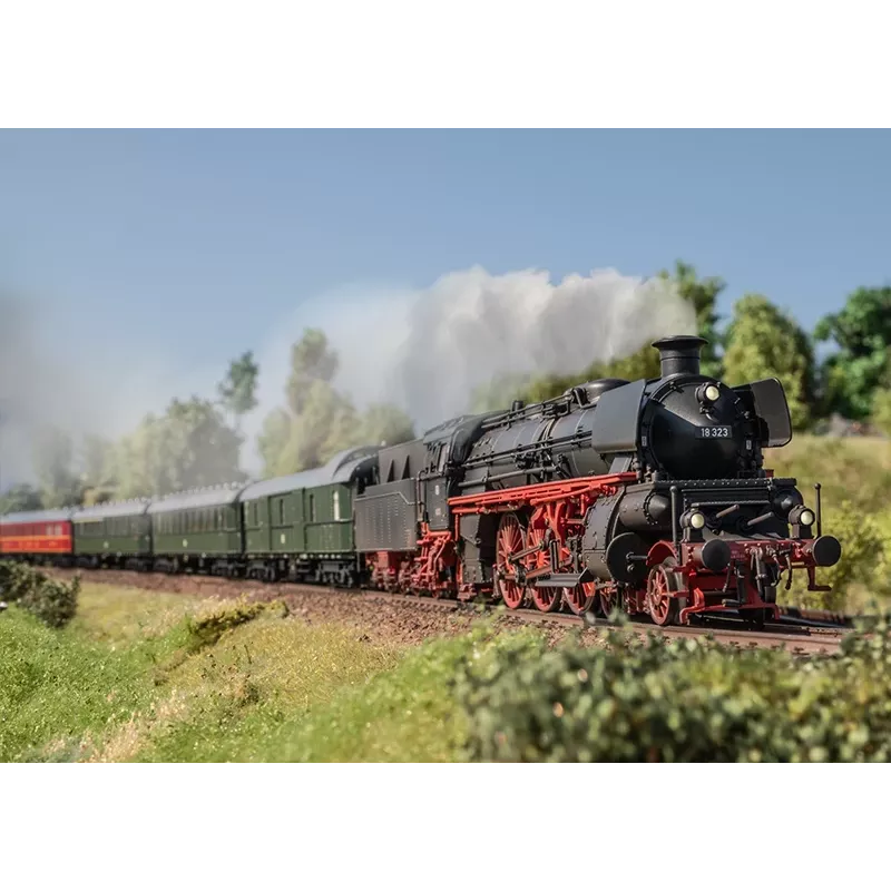 Märklin 038327 H0 garvežys Class 18.3 18 323 DB III epocha su mfx+ skaitmeniniu dekoderiu ir garsu
