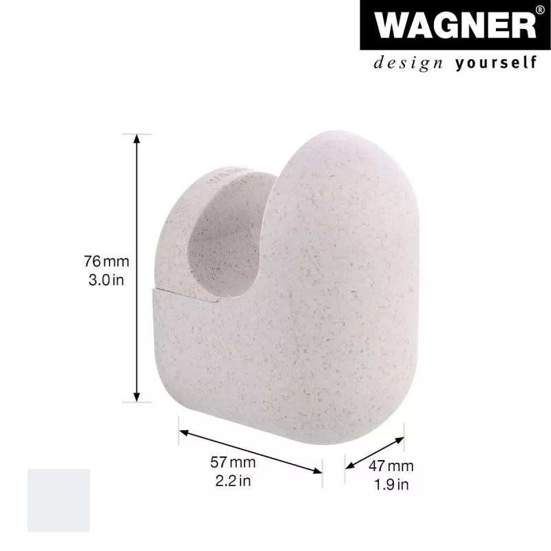 Wagner design yourself PILL drabužių kablys pilkos spalvos 1 kablys 17041421