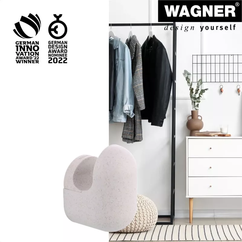 Wagner design yourself PILL drabužių kablys pilkos spalvos 1 kablys 17041421