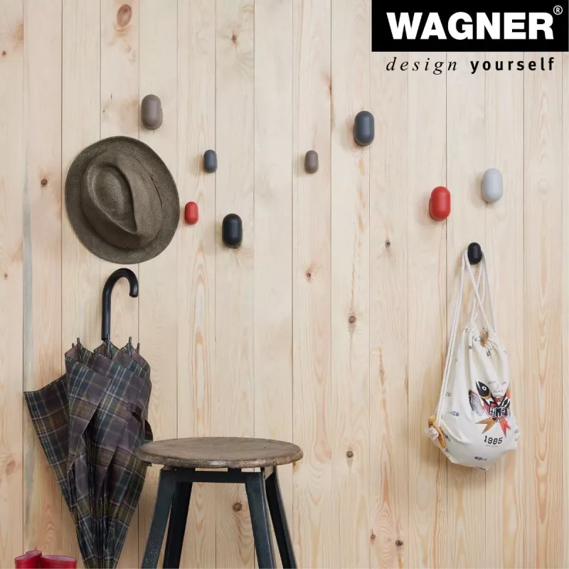 Wagner design yourself PILL drabužių kablys pilkos spalvos 1 kablys 17041421