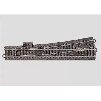 Märklin H0 C-Track plonas kairysis iešmas su sankasa, 236,1 mm, rankinis, AC 24711