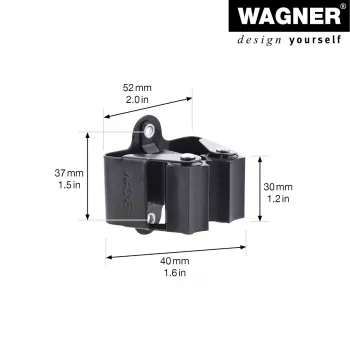 Wagner Design Yourself sieninis laikiklis WH 2095 juodas (15209502)