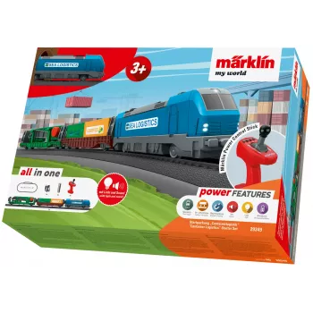 Märklin 29349 H0 startinis rinkinys „Container Logistics“ su 232 klasės dyzeliniu lokomotyvu ir 3 konteinerių platforminiais vagonais