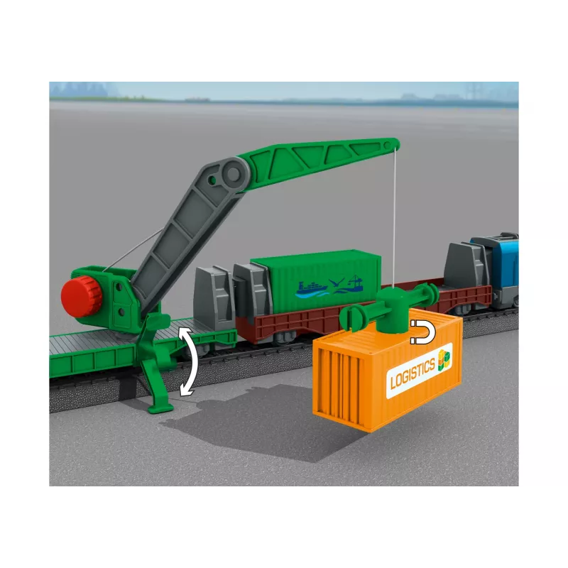 Märklin 29349 H0 startinis rinkinys „Container Logistics“ su 232 klasės dyzeliniu lokomotyvu ir 3 konteinerių platforminiais vagonais