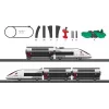 Märklin TGV Duplex H0 5 dalių skaitmeninis traukinio rinkinys su Mobile Station 2, baltas/juodas 029406