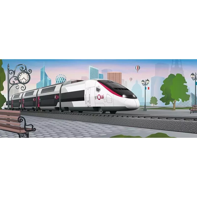 Märklin TGV Duplex H0 5 dalių skaitmeninis traukinio rinkinys su Mobile Station 2, baltas/juodas 029406