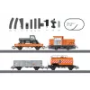 Märklin Start up 029296 H0 savivaldybės tarnybos startinis rinkinys su dyzeliniu manevriniu lokomotyvu ir 2 savivarčiais vagonais