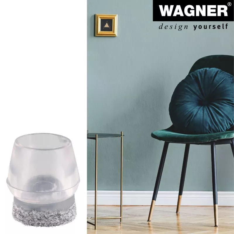 Wagner design yourself EH 0555 kėdės kojelių antgaliai, plastikiniai, Ø 14-17 mm, 4 vnt. (15055599)