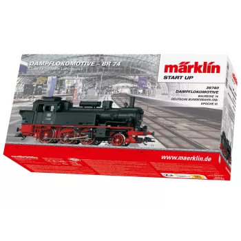 Märklin 36740 HO dyzelinis lokomotyvas DB 212 klasė (V 100) juodas/raudonas su mfx+ skaitmeniniu garsu