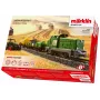 Märklin 29653 H0 pradinis rinkinys Agriculture – skaitmeninis garvežys BR 81 su mfx+ garsu, Mobile Station 3, C-Track ovalas, vagonai su traktoriumi ir šieno rulonais