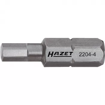 HAZET 2204-3 šešiakampis antgalis 3 mm, 1/4 colio kotu, 25 mm ilgio