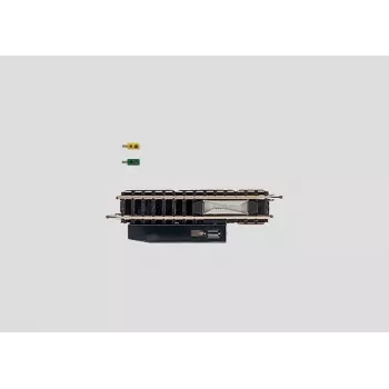 Märklin Z geležinkelio tiesi atkabinimo bėgių atkarpa 8587 - 110 mm, juoda