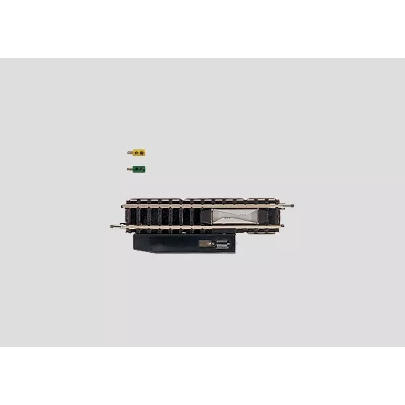 Märklin Z geležinkelio tiesi atkabinimo bėgių atkarpa 8587 - 110 mm, juoda
